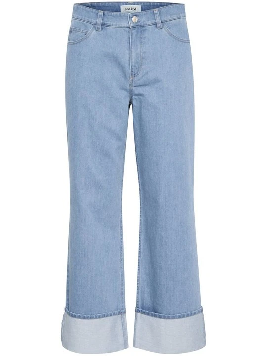 Zdjęcie produktu Jeansy Dzwony Soaked in Luxury niebieski denim