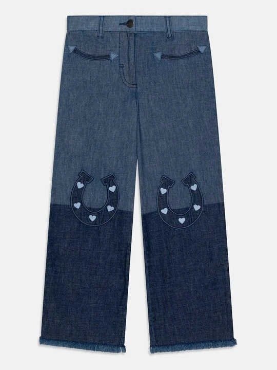 Zdjęcie produktu Jeansy Dzwony Stella McCartney niebieski denim