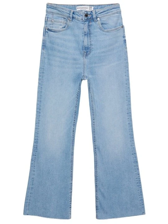 Zdjęcie produktu Jeansy Dzwony Stradivarius jasnoniebieski