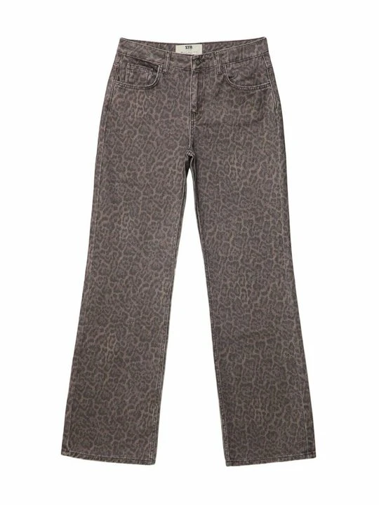 Zdjęcie produktu Jeansy Dzwony Stradivarius ciemnobrązowy