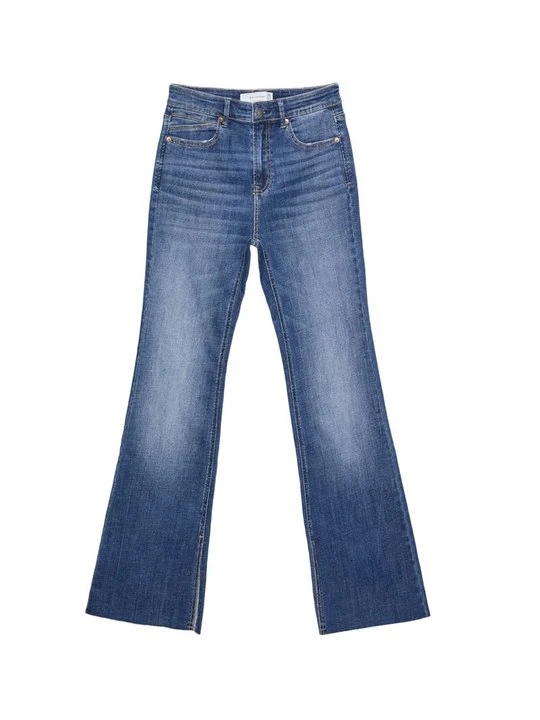 Zdjęcie produktu Jeansy Dzwony Stradivarius ciemnoniebieski