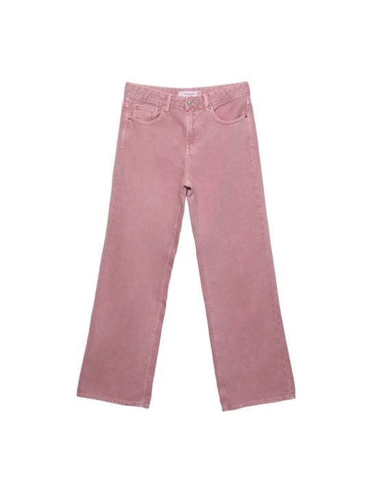 Zdjęcie produktu Jeansy Dzwony Stradivarius różowy