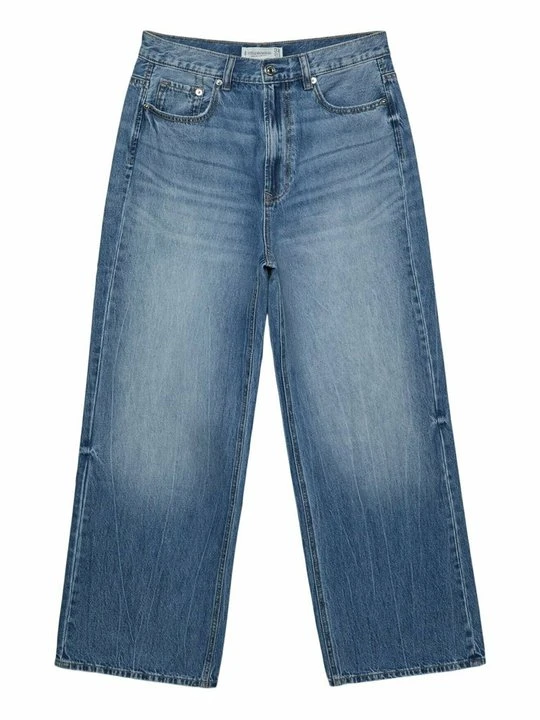 Zdjęcie produktu Jeansy Dzwony Stradivarius niebieski