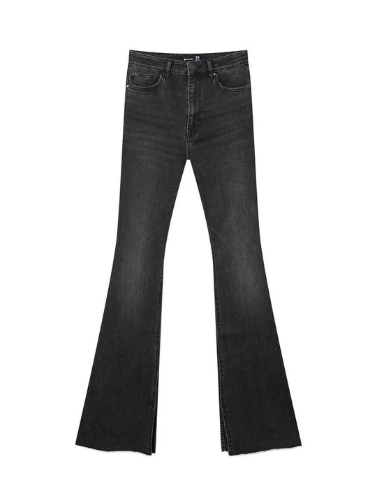 Zdjęcie produktu Jeansy Dzwony Stradivarius czarny