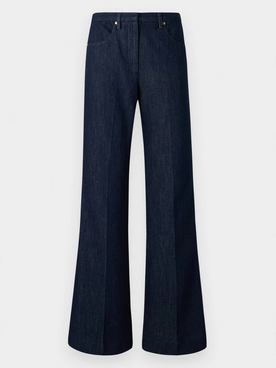 Zdjęcie produktu Jeansy Dzwony Tara Jarmon niebieski denim