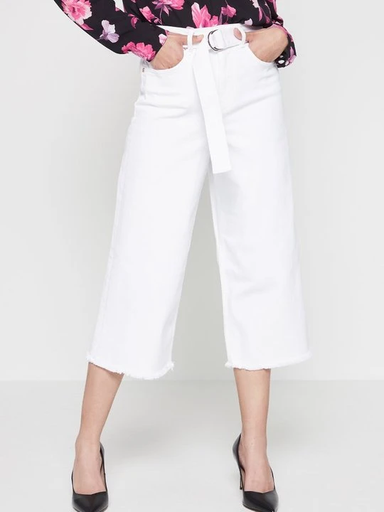 Zdjęcie produktu Jeansy Dzwony Ted Baker biały