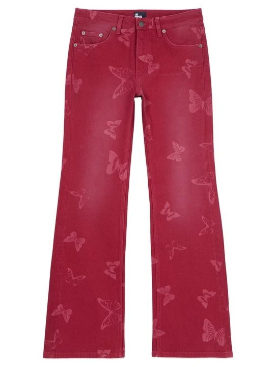 Zdjęcie produktu Jeansy Dzwony The Kooples czerwony