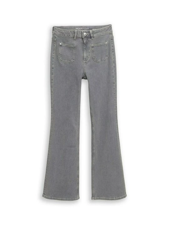 Zdjęcie produktu Jeansy Dzwony Tom Tailor szary