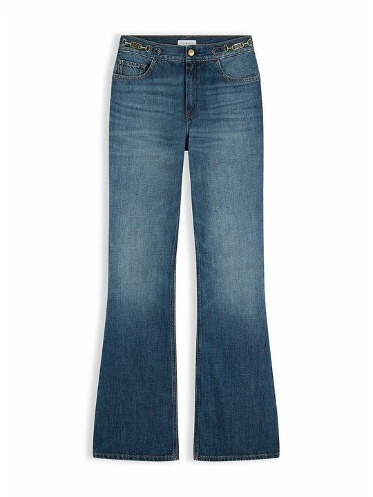 Zdjęcie produktu Jeansy Dzwony Tommy Hilfiger granatowy