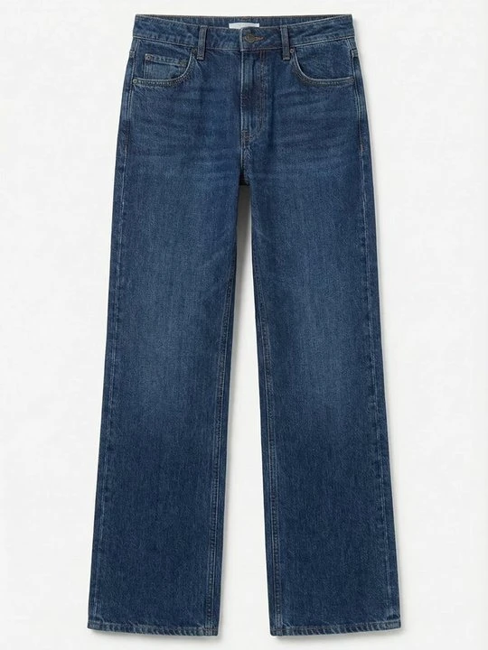 Zdjęcie produktu Jeansy Dzwony Topshop granatowy