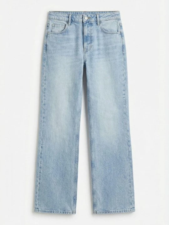 Zdjęcie produktu Jeansy Dzwony Topshop piaskowy