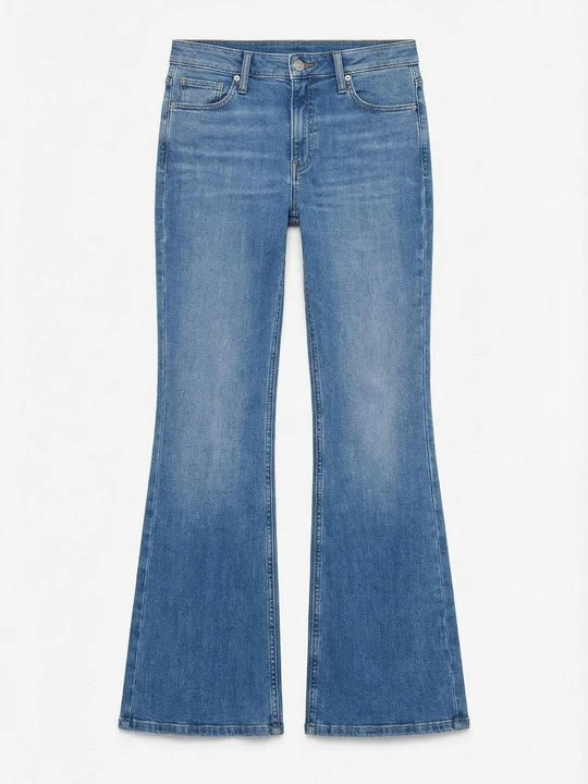 Zdjęcie produktu Jeansy Dzwony Topshop niebieski denim