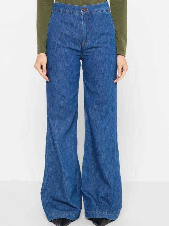 Zdjęcie produktu Jeansy Dzwony TWINSET niebieski