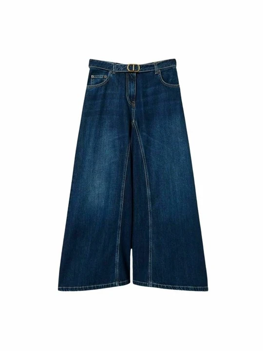 Zdjęcie produktu Jeansy Dzwony TWINSET niebieski denim