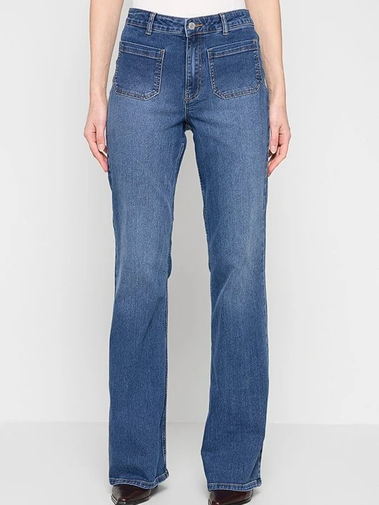 Zdjęcie produktu Jeansy Dzwony Vero Moda granatowy