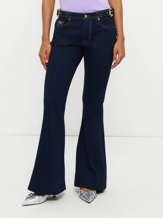 Zdjęcie produktu Jeansy Dzwony Versace Jeans Couture niebieski
