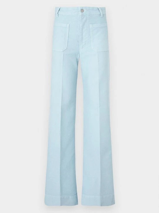 Zdjęcie produktu Jeansy Dzwony Victoria Beckham jasnoniebieski denim