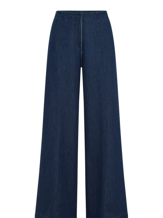 Zdjęcie produktu Jeansy Dzwony WE Fashion granatowy