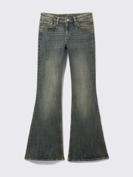Zdjęcie produktu Jeansy Dzwony Weekday granatowy