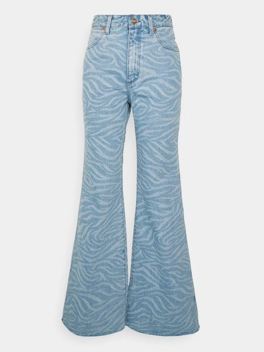 Zdjęcie produktu Jeansy Dzwony Wrangler jasnoniebieski denim