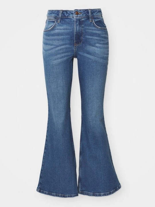 Zdjęcie produktu Jeansy Dzwony Wrangler niebieski denim