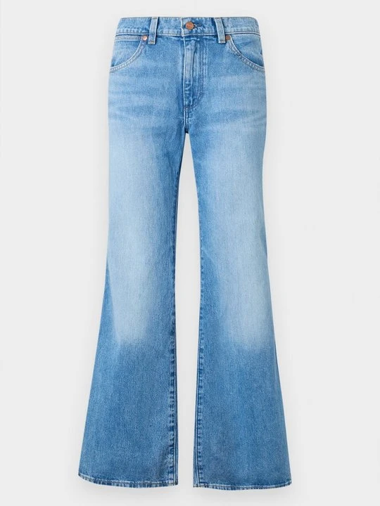 Zdjęcie produktu Jeansy Dzwony Wrangler niebieski denim
