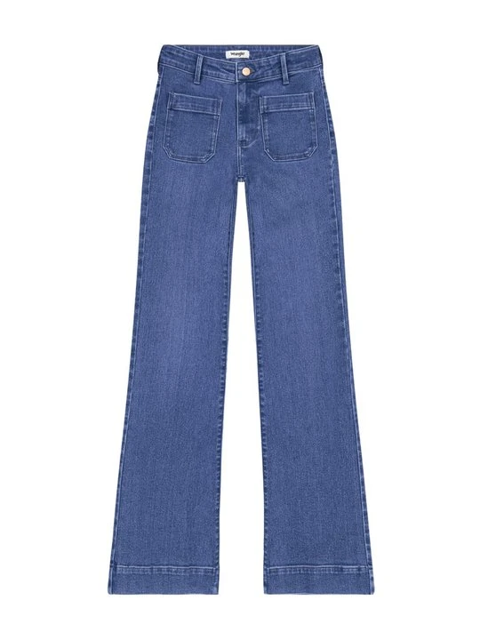 Zdjęcie produktu Jeansy dzwony Wrangler ciemnoniebieski