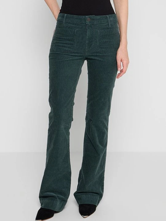 Zdjęcie produktu Jeansy Dzwony Wrangler ciemnozielony
