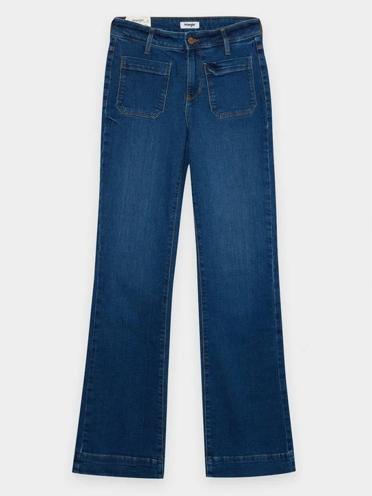 Zdjęcie produktu Jeansy dzwony Wrangler ciemnoniebieski