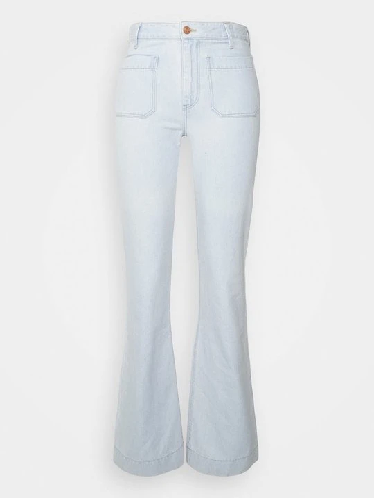 Zdjęcie produktu Jeansy Dzwony Wrangler jasnoniebieski denim