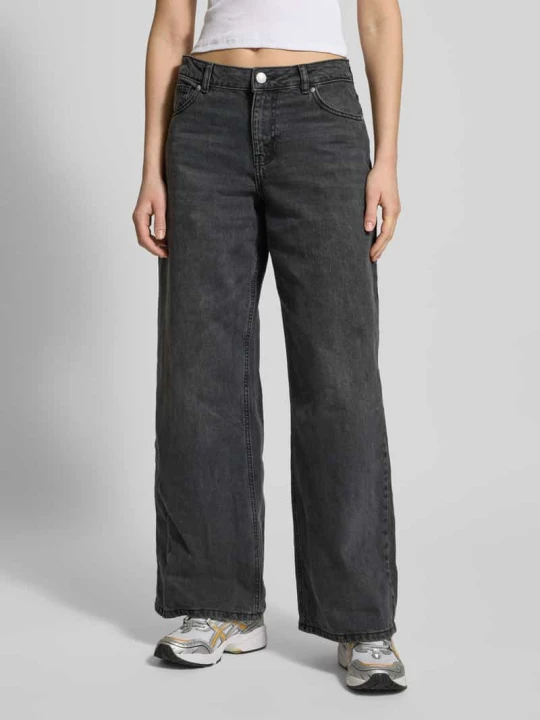 Zdjęcie produktu Jeansy Essentials Wideleg REVIEW Czarny