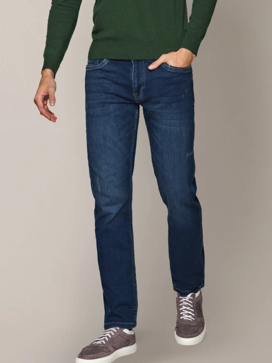 Zdjęcie produktu Jeansy Granatowe Mason Regular Lancerto