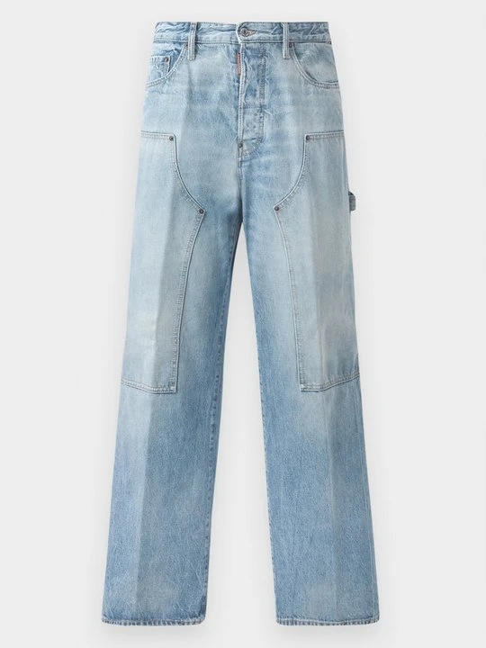Zdjęcie produktu Jeansy loose fit Dsquared2 niebieski denim