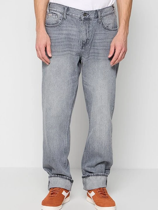 Zdjęcie produktu Jeansy loose fit lindbergh szary