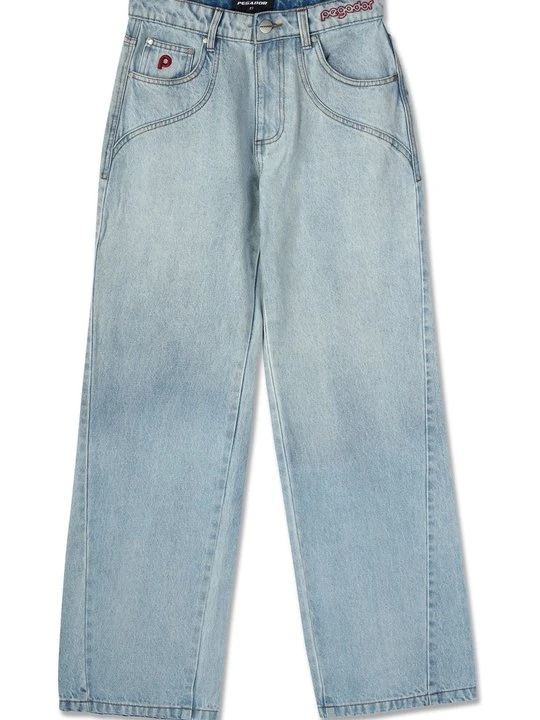 Zdjęcie produktu Jeansy loose fit Pegador niebieski denim