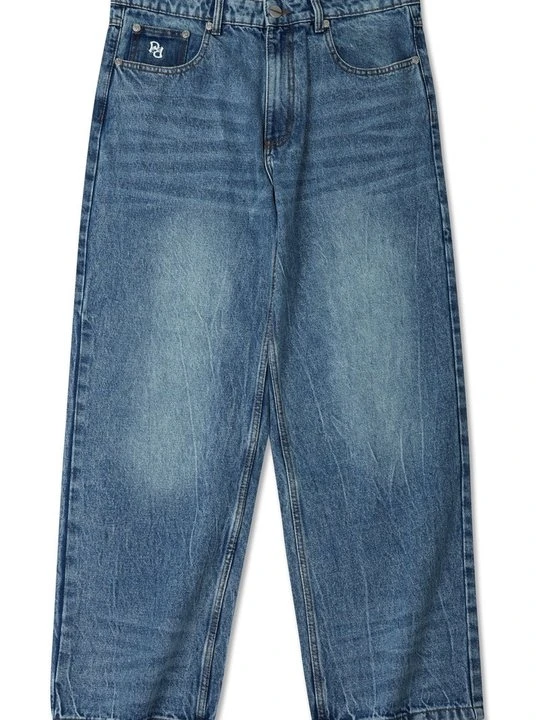 Zdjęcie produktu Jeansy loose fit Pegador niebieski