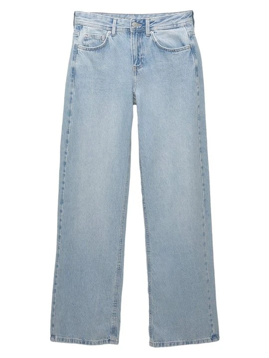 Zdjęcie produktu Jeansy loose fit PULL&BEAR jasnoniebieski denim