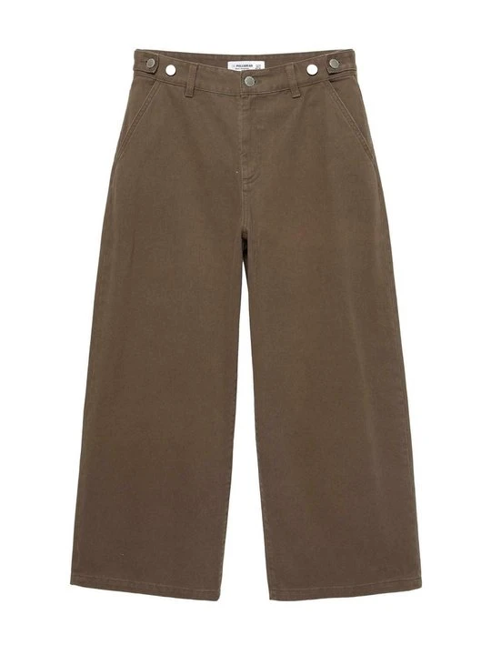 Zdjęcie produktu Jeansy loose fit PULL&BEAR brązowy