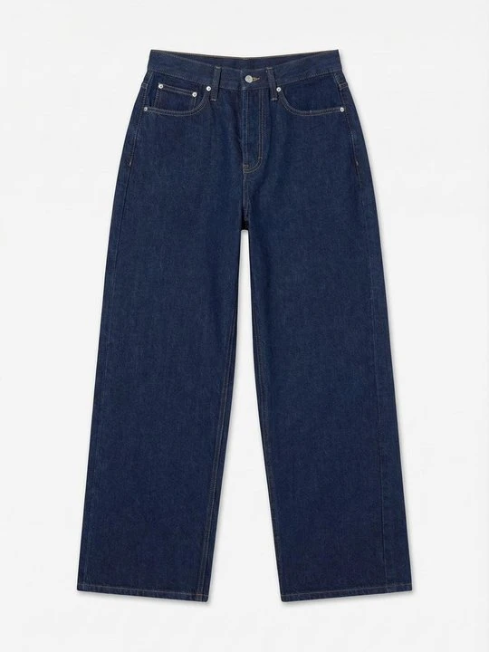 Zdjęcie produktu Jeansy loose fit Topshop ciemnoniebieski