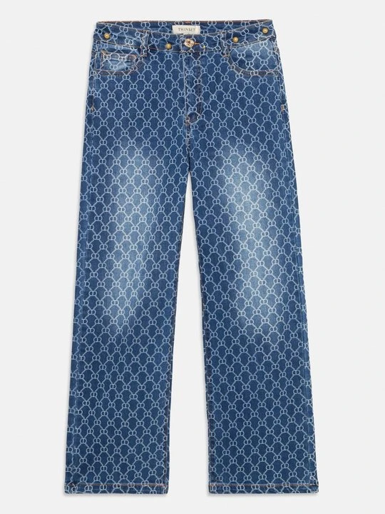 Zdjęcie produktu Jeansy loose fit TWINSET niebieski