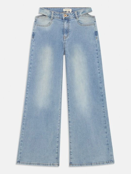 Zdjęcie produktu Jeansy loose fit TWINSET niebieski