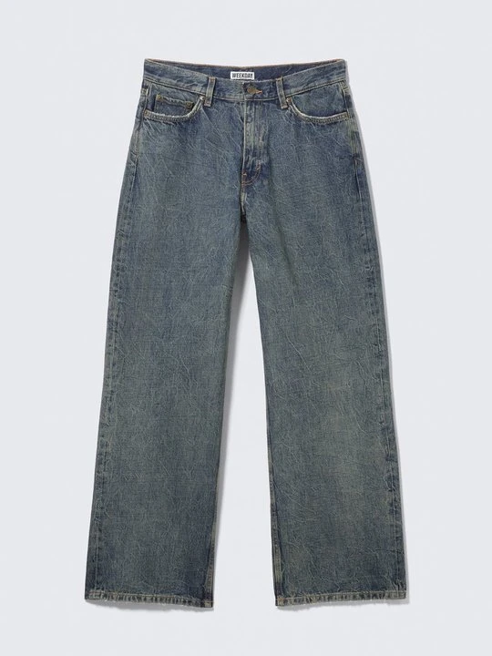 Zdjęcie produktu Jeansy loose fit Weekday niebieski denim