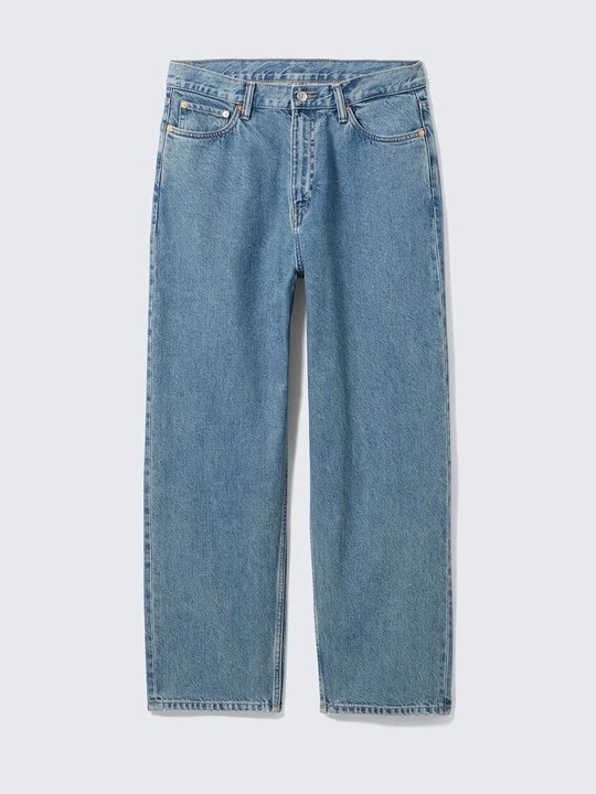 Zdjęcie produktu Jeansy loose fit Weekday niebieski denim