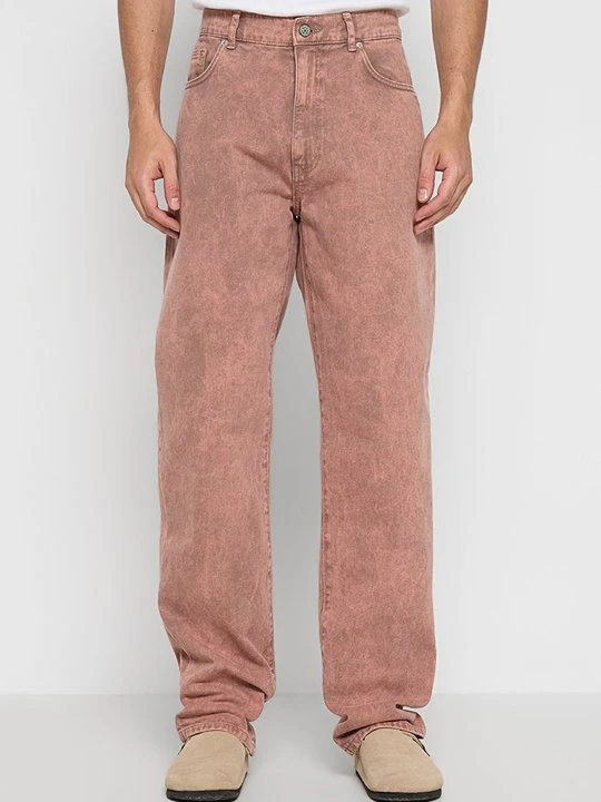 Zdjęcie produktu Jeansy loose fit Woodbird jasnoczerwony
