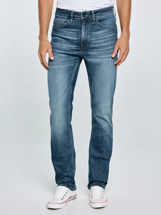 Zdjęcie produktu jeansy męskie dopasowane niebieskie terry high waist 329 Big Star