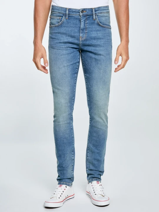 Zdjęcie produktu jeansy męskie niebieskie deric high waist 390 Big Star