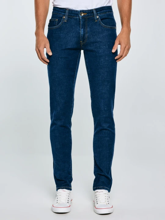 Zdjęcie produktu jeansy męskie skinny granatowe jeffray 663 Big Star