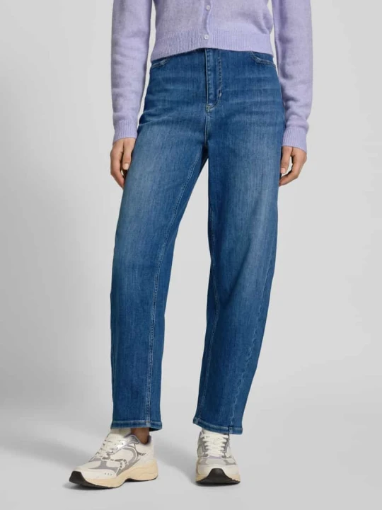 Zdjęcie produktu Jeansy o dł. 7/8 w efekcie znoszenia model 'HANNI' RAFFAELLO ROSSI Niebieski
