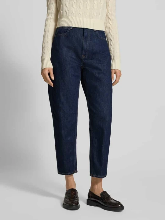 Zdjęcie produktu Jeansy o kroju ankle straight fit z wpuszczanymi kieszeniami Polo Ralph Lauren Ciemnoniebieski