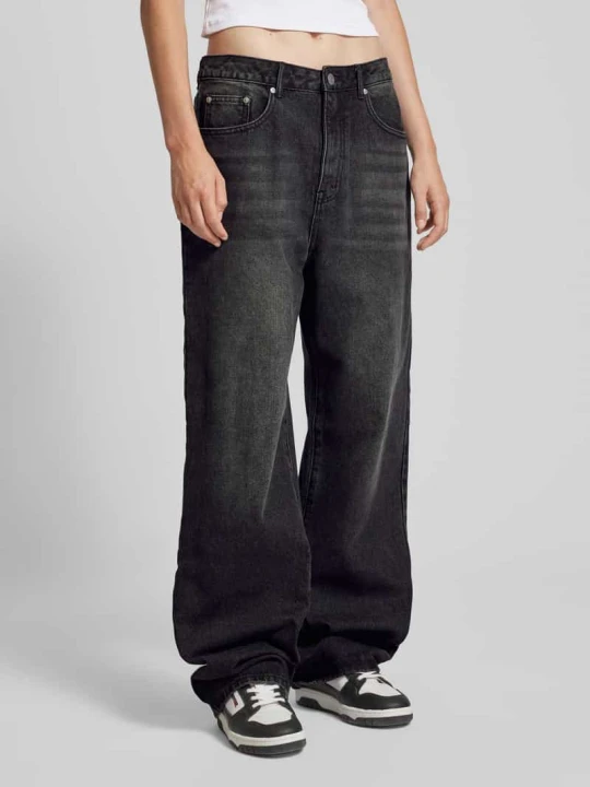 Zdjęcie produktu Jeansy o kroju baggy Essentials REVIEW Czarny
